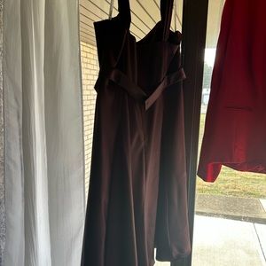 David’s bridal 22 brown formal dress